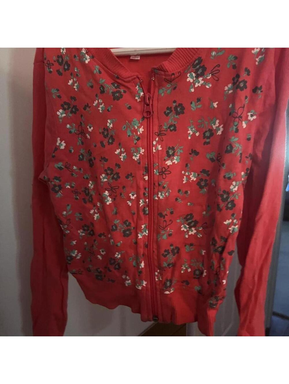 Derek Heart Kid's Red and Multi Hoody
